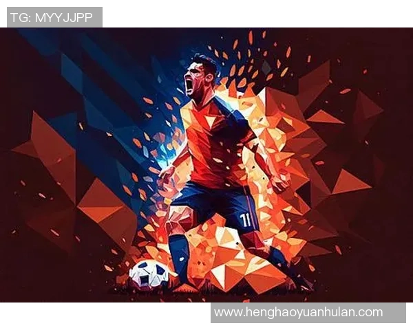 足球球星肌肉线条力量美学艺术绘画与运动激情表现